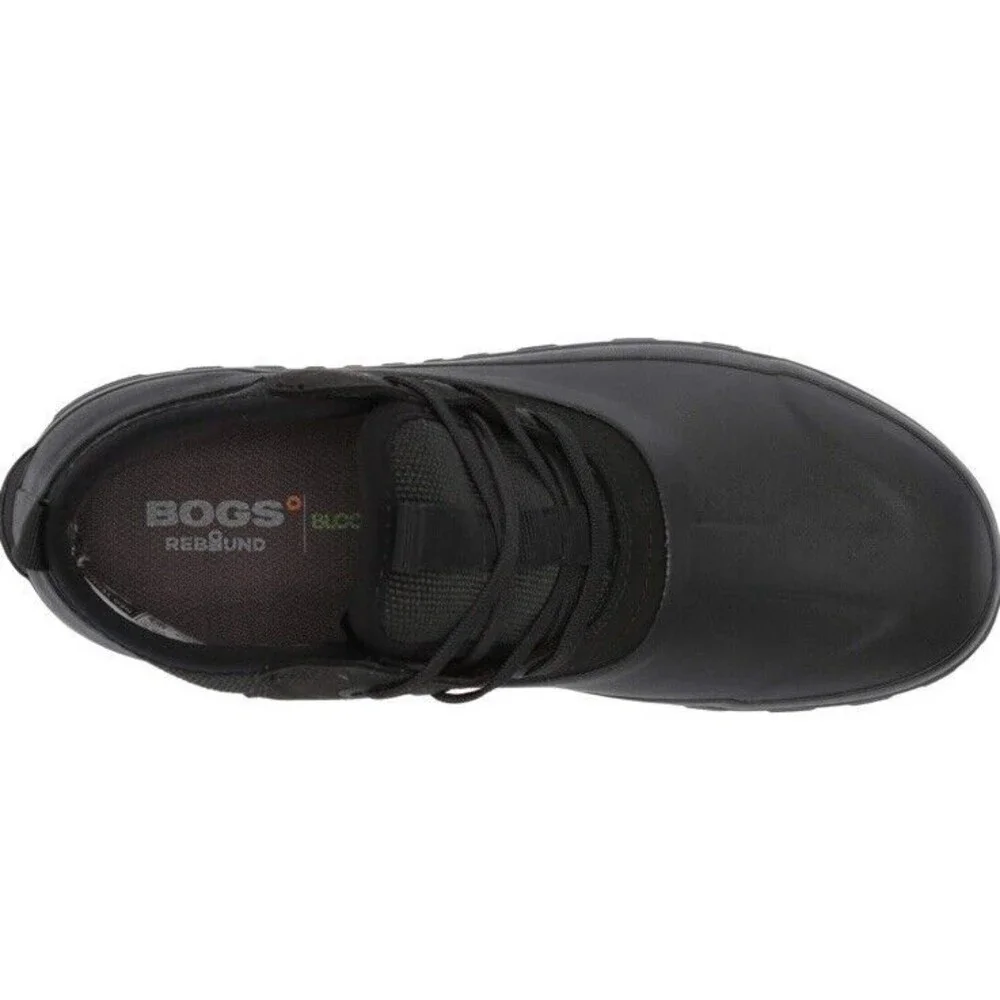 Bogs Classic Casual Lace Leather Men's Boots, Black size 10 - Picture 5 of 10